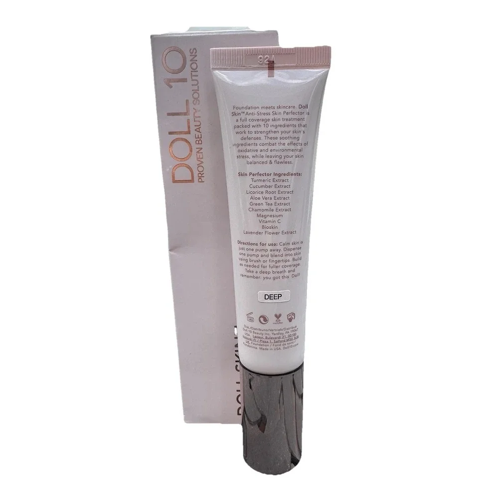 DOLL 10 DOLL SKIN‎ Anti-Stress Skin Perfector DEEP 30 mL / 1 fl oz.